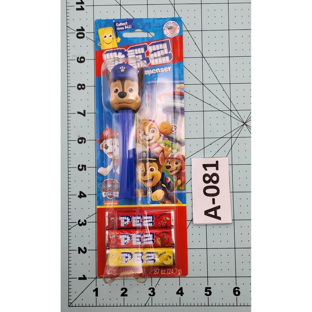PEZ Nickelodeon PAW PATROL Chase CARDED Dispenser ‎ 2023